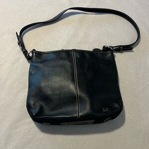 The Sak Black Pebble Leather Bag
